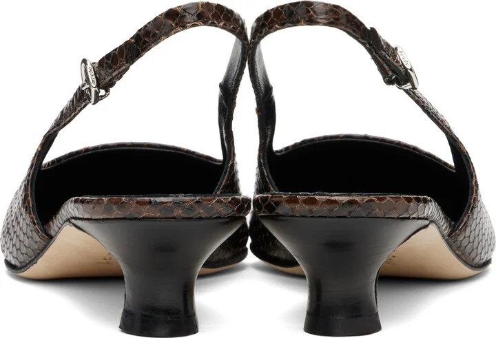 Aeyde Brown Catrina Heels - Image 2