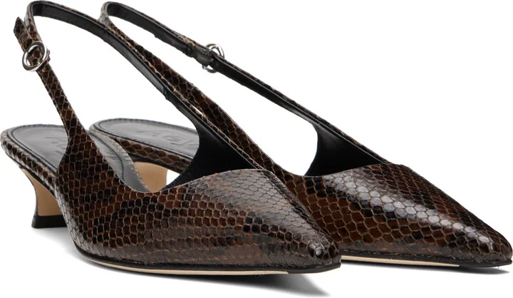 Aeyde Brown Catrina Heels - Image 4