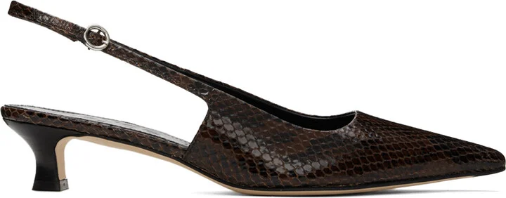 Aeyde Brown Catrina Heels