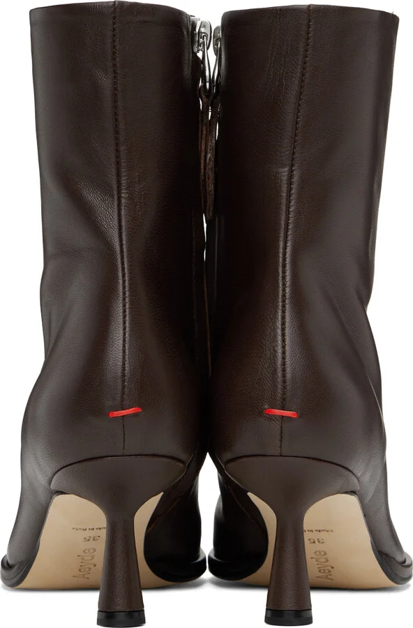 Aeyde Brown Dorothy Boots - Image 2