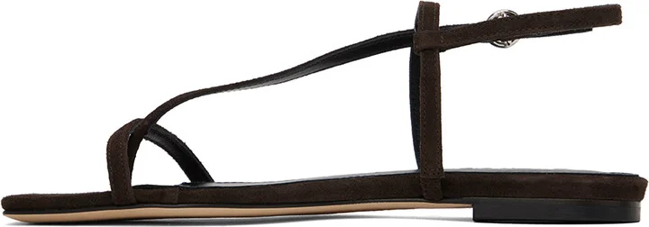 Aeyde Brown Ella Sandals - Image 3