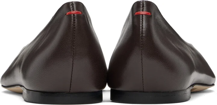 Aeyde Brown Ellie Ballerina Flats - Image 2