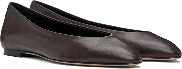 Aeyde Brown Ellie Ballerina Flats - Image 4