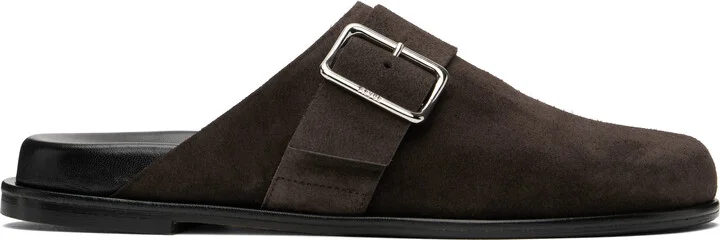 Aeyde Brown Finja Leather Slip-on Loafers