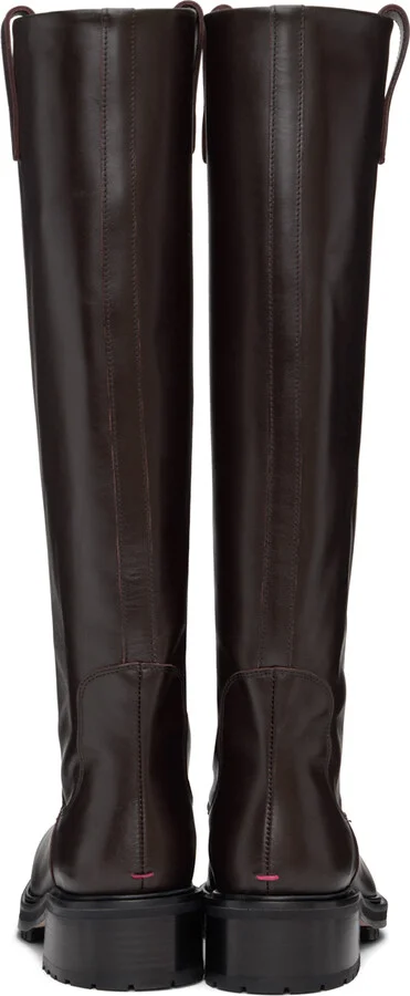 Aeyde Brown Henry Tall Boots - Image 2