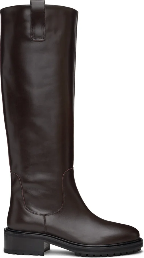 Aeyde Brown Henry Tall Boots