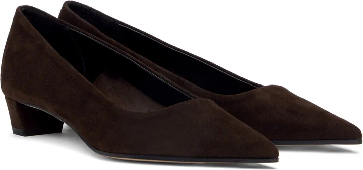 Aeyde Brown Judi Suede Heels - Image 4