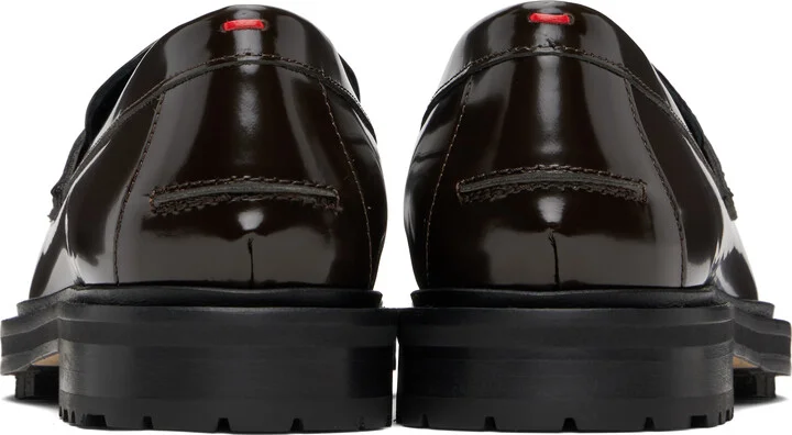 Aeyde Brown Leon Loafers - Image 2
