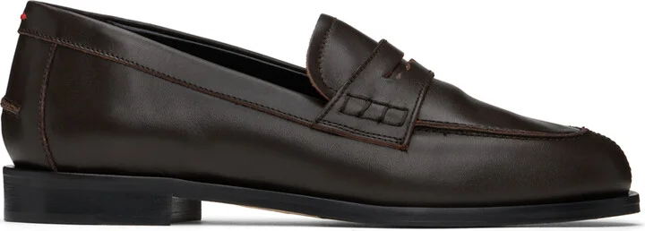 Aeyde Brown Oscar Loafers