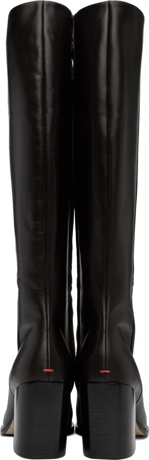 Aeyde Brown Teresa Knee-High Boots - Image 2