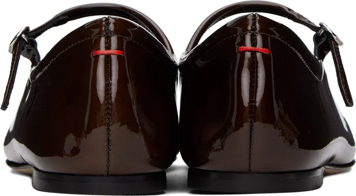 Aeyde Brown Uma Ballerina Flats - Image 2