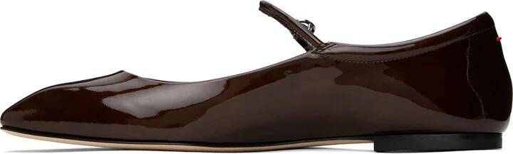 Aeyde Brown Uma Ballerina Flats - Image 3