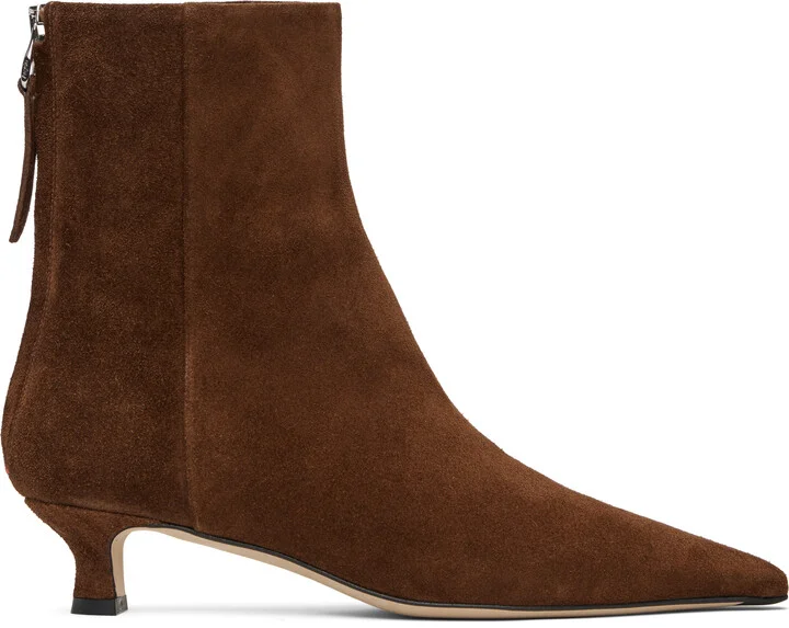Aeyde Brown Zoe Suede Boots