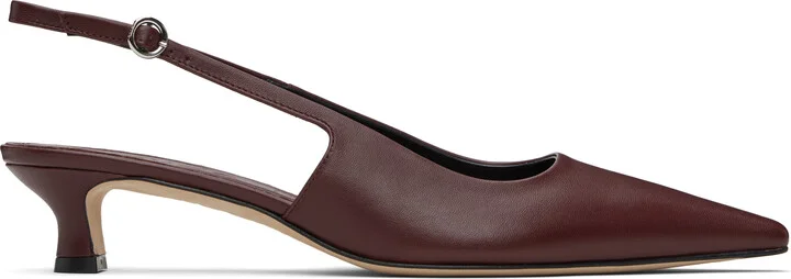 Aeyde Burgundy Catrina Heels