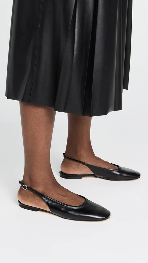 AEYDE Dani Black Flats - Image 2