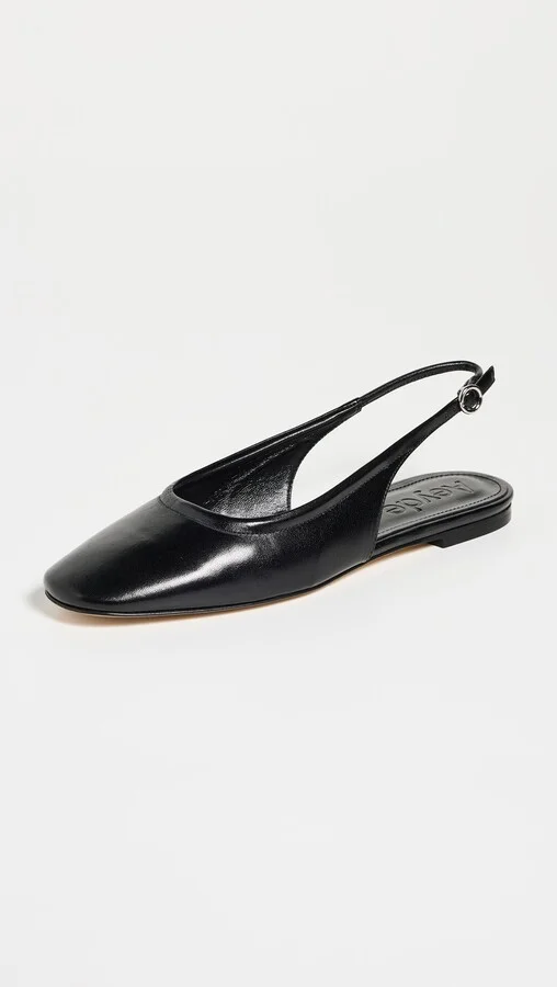 AEYDE Dani Black Flats - Image 3