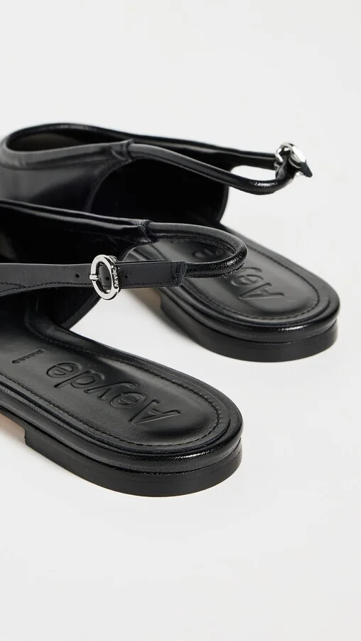 AEYDE Dani Black Flats - Image 5