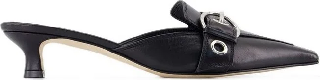 Aeyde Danielle Eyelet Detailed Mules