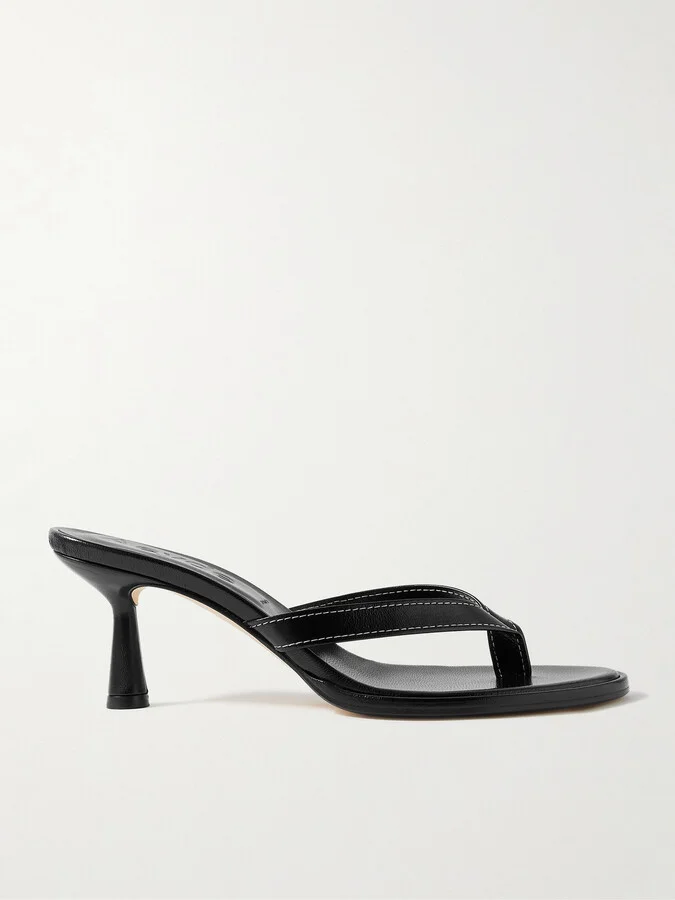 Aeyde - Daphne Leather Sandals - Black