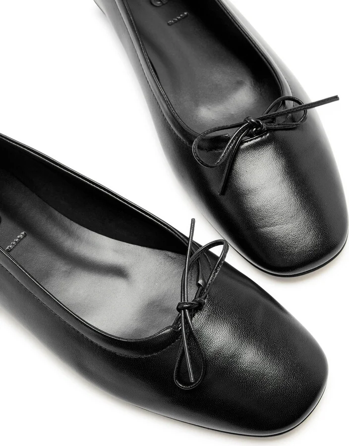 Aeyde Delfina Leather Ballet Flats - Image 3