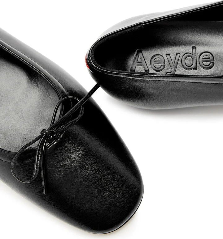 Aeyde Delfina Leather Ballet Flats - Image 4