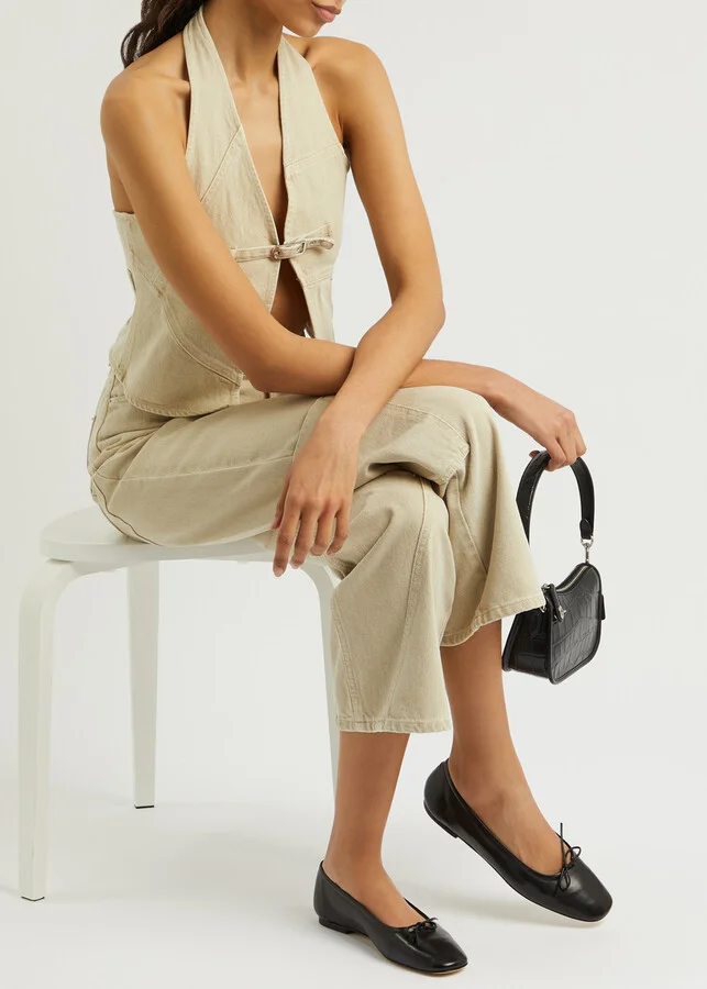Aeyde Delfina Leather Ballet Flats - Image 5