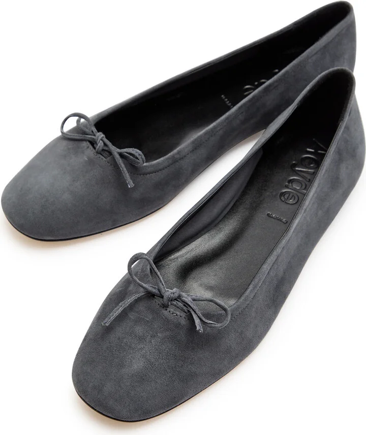 Aeyde Delfina Suede Ballet Flats - Image 3