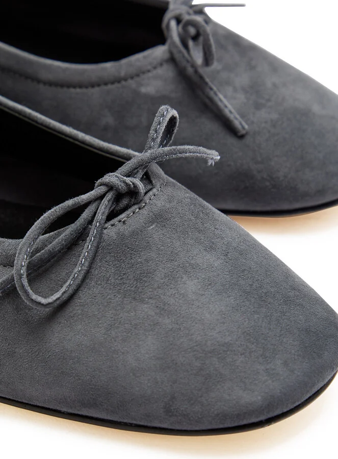 Aeyde Delfina Suede Ballet Flats - Image 4