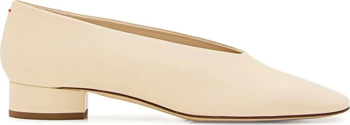 Aeyde Delia Nappa Leather Creamy Shoes