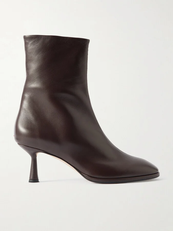 Aeyde - Dorothy Leather Ankle Boots - Brown