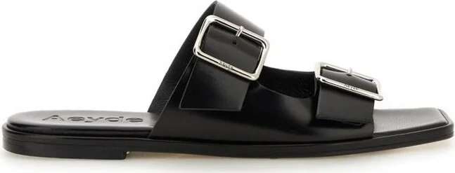 Aeyde Double Buckled Open Toe Sandals