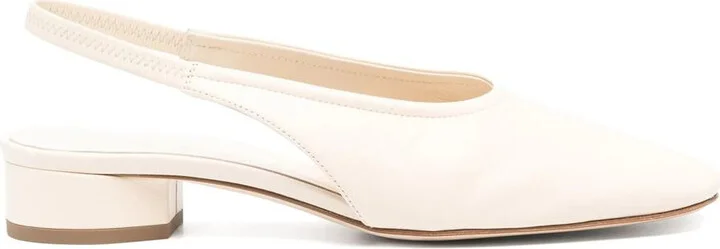 Aeyde Dua Nappa Leather Creamy Shoes