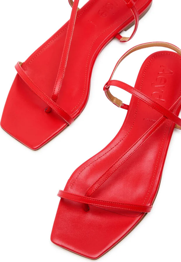 Aeyde Ella Leather Thong Sandals - Image 3