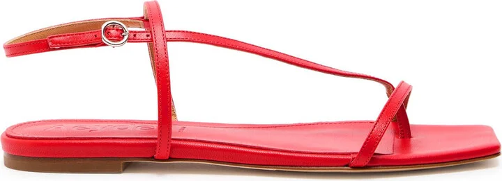 Aeyde Ella Leather Thong Sandals