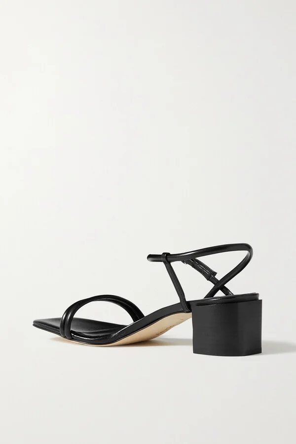 Aeyde - Estelle Leather Sandals - Black - Image 3