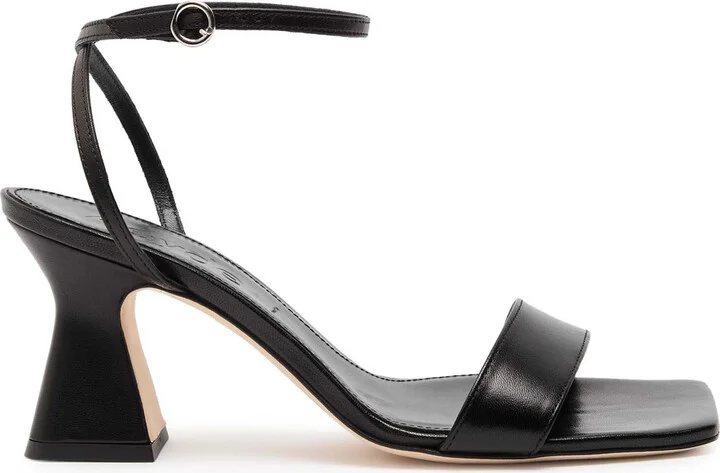 Aeyde Fenna 70 Metallic-leather Sandals