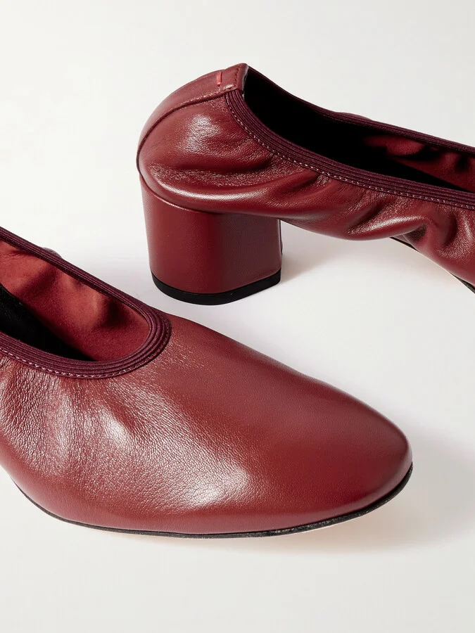 Aeyde - Gemma Leather Pumps - Red - Image 4