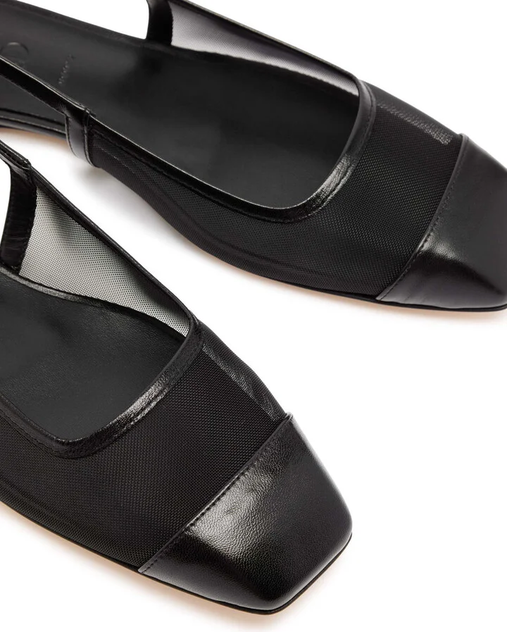 Aeyde Geraldine Mesh Slingback Ballet Flats - Image 3