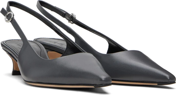 Aeyde Gray Catrina Heels - Image 4