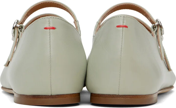 Aeyde Gray Franny Ballerina Flats - Image 2
