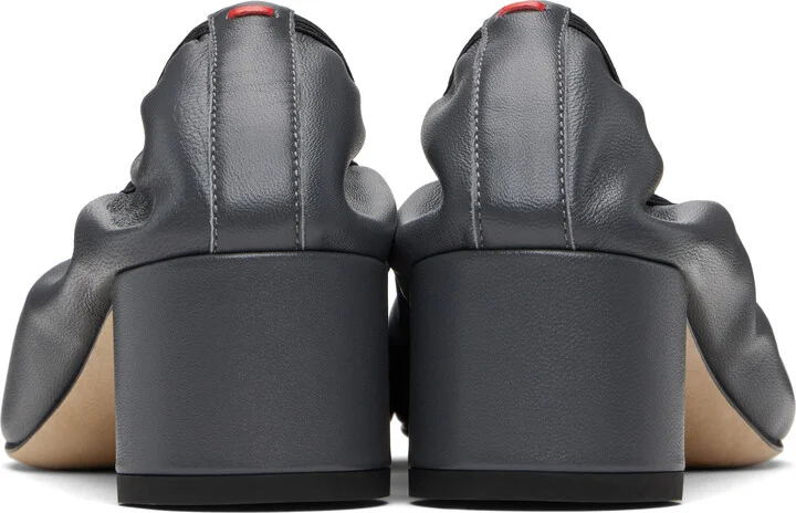 Aeyde Gray Gemma Heels - Image 2