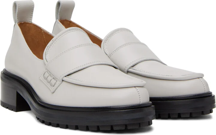 Aeyde Gray Ruth Loafers - Image 4