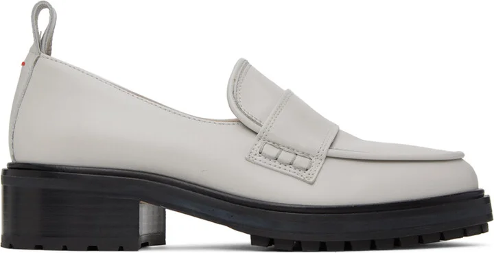 Aeyde Gray Ruth Loafers