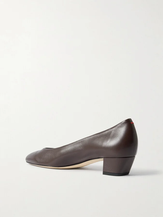 Aeyde - Helia Leather Pumps - Brown - Image 3
