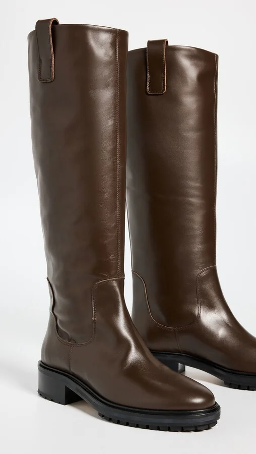 AEYDE Henry Calf Leather Moka Boots - Image 3