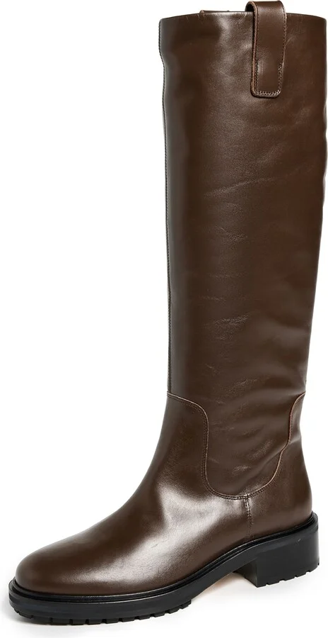 AEYDE Henry Calf Leather Moka Boots