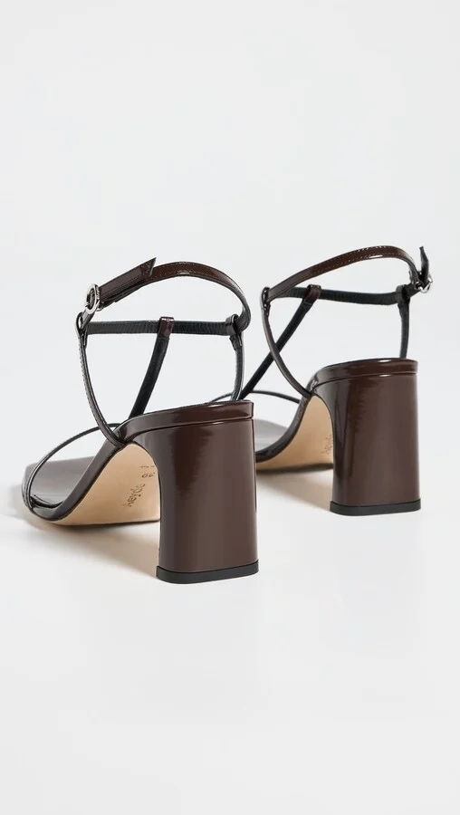 AEYDE Hilma Polido Calf Leather Moka Sandals - Image 5