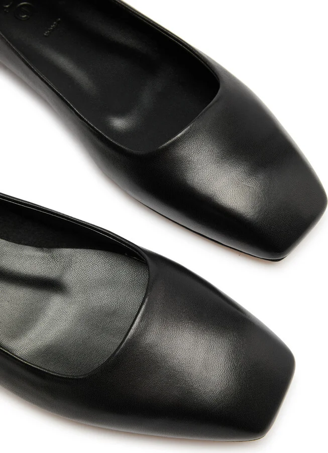 Aeyde Ida Leather Ballet Flats - Image 3