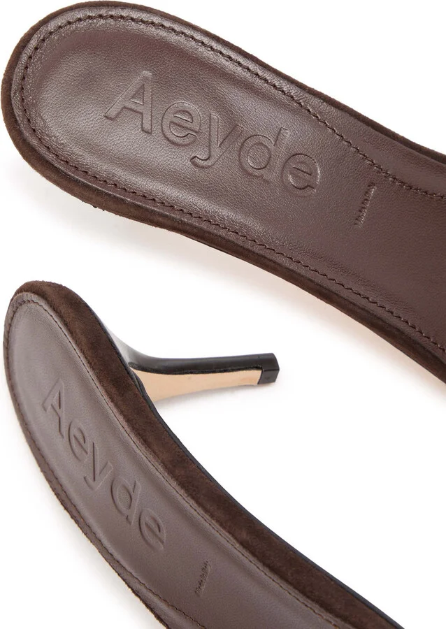 Aeyde Ilvy 55 Suede Mules - Image 4