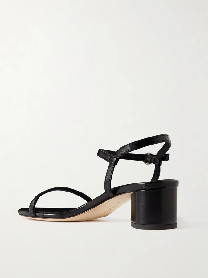 Aeyde - Immi Leather Sandals - Black - Image 3